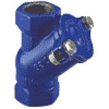 508 - Ball check valve with cast iron epoxy coated boby - B system - female/female
