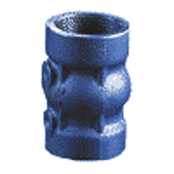202 - Guided check valve with cast iron epoxy coated body - 02 system - female/female
